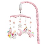 Baby Crib Mobile - Unicorn Crib Mobile For Girls With 25 Inches Mobile Arm And 