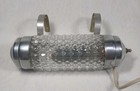 Vintage Art Deco Glass Torpedo Bullet Headboard Bed Reading Light Lamp Works 11 