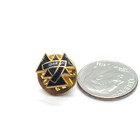 Vintage Lambda Chi Alpha Pledge Pin Gold Tone Fraternity Lapel