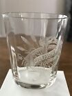 Antique The Old Maid Whiskey Pre Pro Acid Etched Advertising Saloon Shot Glass 
