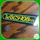 Wbcy-108 Fm Charlotte Nc Glossy Die-cut Vinyl Sticker