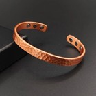 100  Pure Copper Cuff Bangle Bracelet Men Women Arthritis Pain Relief Adjustable
