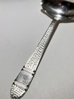 Vintage Antique  925 Sterling Silver Serving Ladle Spoon Pebbled Design 38 8 G