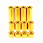 M3 Brass Round Spacers Female Threaded Standoff Pillar Spacer Studs 2mm - 60mm