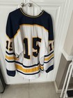 Michigan Wolverines Team Issue Game Used Worn Hockey Jersey  15