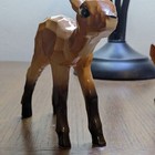 Super Cute Vintage Enesco And Adriane Ceramic Geometric Cubist Fawn Figurines