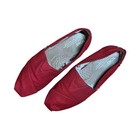 Toms Classic Red Canvas Slip-on Shoes Women   s Size 7 5