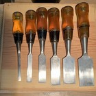 Vintage Stanley No  60 Wood Chisel 6 Piece Set 1 4    To 1-1 2   