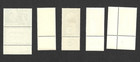 Israel Group Of 5 Higher Value Mnh Singles With Tabs Good Deal  Free Us Shipping