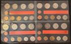 Complete Circulation Coin Sets 1982 From Germany D F G J  Uncirculated In Convoluted Foil