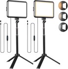 2 Pack Led Video Light Kit  Studio Lights With 51 9   Tripod Stand  Photography