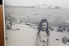Vintage 1940 s Photo Kids Ocean Beach Cruise Ship