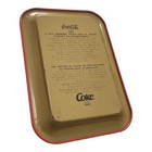 Vintage 1995 Coca-cola Metal Serving Tray 1926 Pier Girl Parasol Red 6x4 5