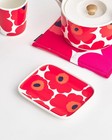 Marimekko - Unikko Oiva Stoneware Plate  red Poppy 