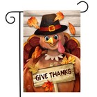 Briarwood Lane Thankful Turkey Thanksgiving Garden Flag 12x18