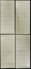 India 1973 Miniature Painting Complete Set Of 4 Full Sheets Of 40 Mnh Stamps