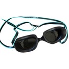 Speedo Swim Goggles Black Teal Tinted Lenses Adjustable Strap 10743 New