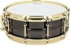 Ludwig Black Beauty Snare Drum - 5 Inches X 14 Inches  Black Nickel With Gold