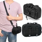 Tactical Molle Horizontal Admin Pouch Compact 1000d Utility Edc Tool Storage Bag