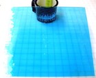 110 Mosaic Tiles 1 2  Bright Turquoise Blue Waterglass Stained Glass