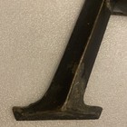Vintage Or Antique Cast Bronze Or Brass 9    Letter A Building Marquee Sign