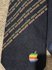Vintage Apple Computer Logo Necktie - Extremely Rare 