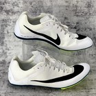 Nib No Box Lid Nike Zoom Rival Sprint Track Spikes White Men s 11 Fz9663-102