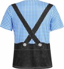 Agcoah Men   s German Bavarian Oktoberfest Costume Beer Shirt T-shirt Size Large