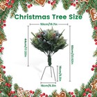 2pcs Christmas Tree light Artificial Lighted Xmas Trees Light Yard Tree 50 Beads