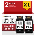 Pg-245xl Cl-246xl Ink Cartridge For Canon Pixma Mg2522 Mg2520 Ts3320 Mx490 Mx492