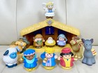 Fisher Price Little People Nativity   Manger Scene Set animals  Wisemen Angel  