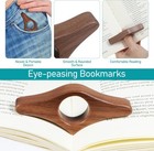 Thumb Book Page Holders For Reading  Natural Walnut Thumb Page Holder Handmade W
