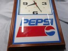 Pepsi Wall Clock W  Wooden Frame Quartz Movement 18  X 13  By Hanover Vintage
