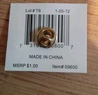 Girl Scouts Gold Tone Membership Star Pin New Old Stock