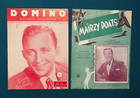 Lot Of 17 Vintage 1950 s Sheet Music - Domino  Unless  American  Too Late Now