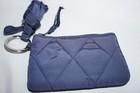Vera Bradley Ultralight Zip Id Case And Lanyard Scroll Navy Free Shipping Nwt