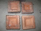 Architectural Salvage Antique Victorian Terracotta Decorative Brick Tile Plaque