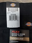 Dickies Flex Double Knee Loose Fit Work Pants 30 Inch Length  85283fbk 