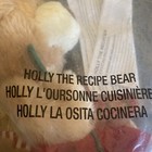 Avon Holly The Recipe Bear   nip    Rare   Animated