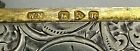 Antique 1890   s England W n  Sterling Silver Hand Etched Match Safe Vesta Case26g