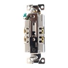 Eaton Wrbr20b Weather Resistant Wr Duplex Receptacle  20a  125v  Brown