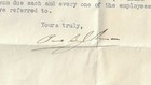 1939 Paul Johnson Sr  Soon Governor Of Mississippi Signed Letter Re Teachers Pay