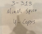 Original 1986    miami Spice    Movie Poster     Amber Lynn     80s Miami Vice Style