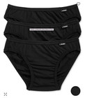New Men s Jockey 3-pack  black  Color Bikini Briefs Underwear 100  Cotton