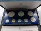 1975 Philippines 8 Coin Proof Set 50   25 Piso Silver Franklin Mint Coa