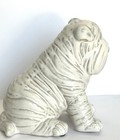 Shar Pei Dog Ceramic Figurine Home Garden Decor 3d 6 5    Tall Well Made 