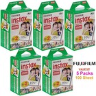 Fujifilm Instax Mini Twin Pack Picture Format Instant Film -set Of 5  100 Shots 