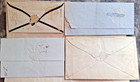 Great Britain 1842 - 1868 Selection Of 4 Penny Red Stamp Covers