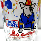 Vintage Bud Light Beer Advertising Glass Mug Spuds Mackenzie 32 Oz  Heavy Large