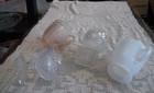 Mxied Lot Of 4 Depression Glass Pieces